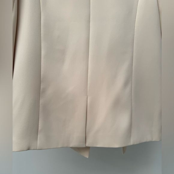 Meshki‎ NWOT Madison Oversized Double-Breasted Blazer in Cream, Size XS - Picture 8 of 9